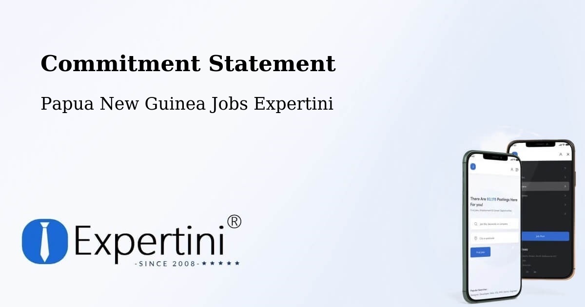 Corporate Commitment – Vanimo - Papua New Guinea Jobs Expertini
